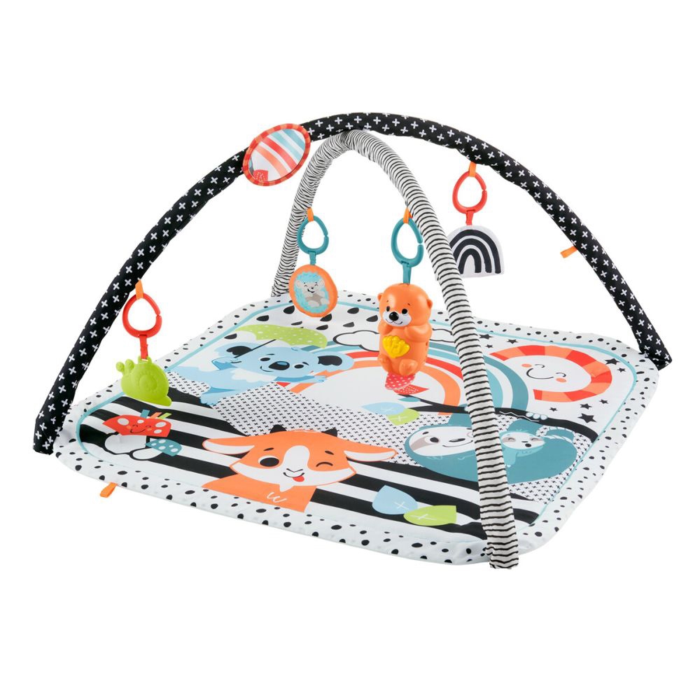 Fisher Price 3-in-1 Music Glow & Grow aktivitetstæppe