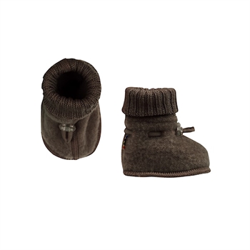 Joha - Sleeping booties - Mørkebrun