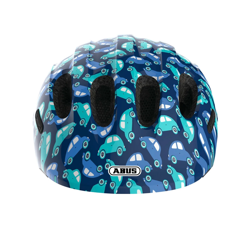 ABUS - Cykelhjelm, Smiley 2.0 - Blue car, M