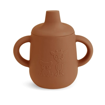 nuuroo Aiko silikone kop med tud, Caramel Café