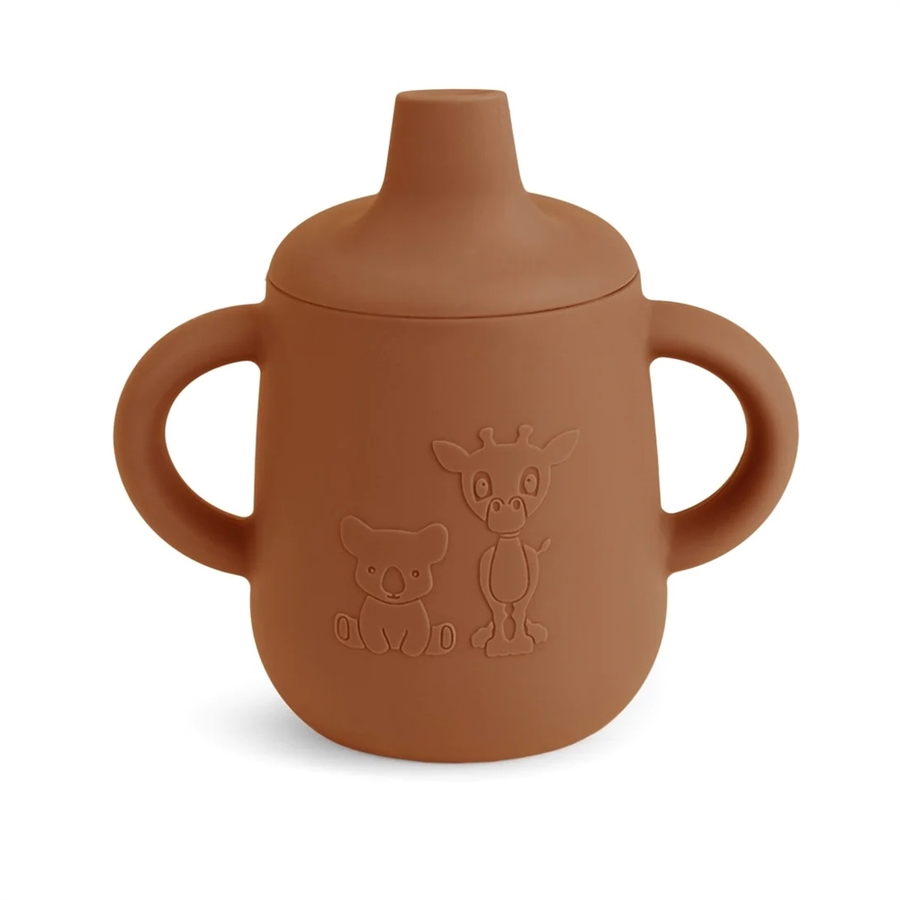nuuroo Aiko silikone kop med tud, Caramel Café