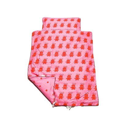 BabyTrold Baby sengetøj 70x100 Monster Pink