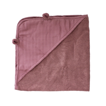 Markland Pure Musselin Badehåndklæde, Dusty Rose