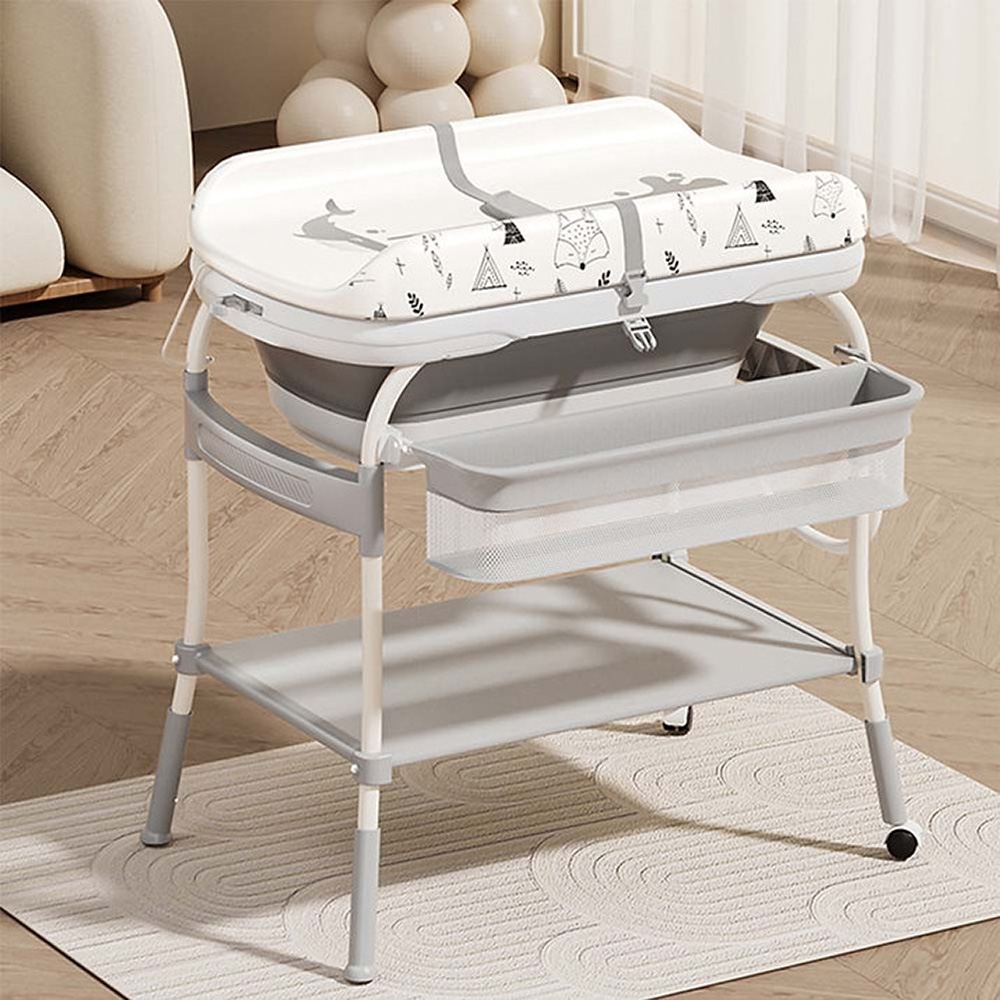 Baninni 2in1 Changing Table & Bathtub Ramona Gray