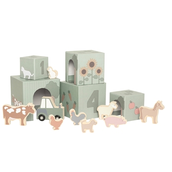 JaBaDaBaDo stabelbar kubeformet bondegård