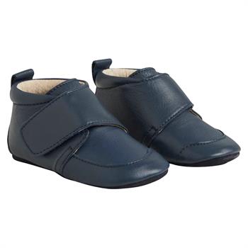 En Fant - Leather Slippers  - Blue Night