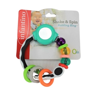 Infantino B Kids Baby ring m/spejl & lyde