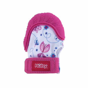 Nuby Bidehandske - Pink