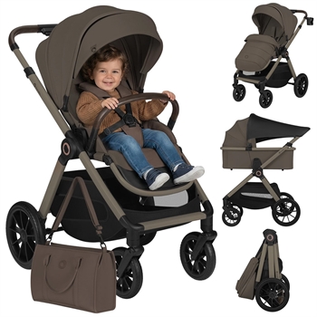 Lionelo Layla 2i1 kombivogn, Beige Taupe