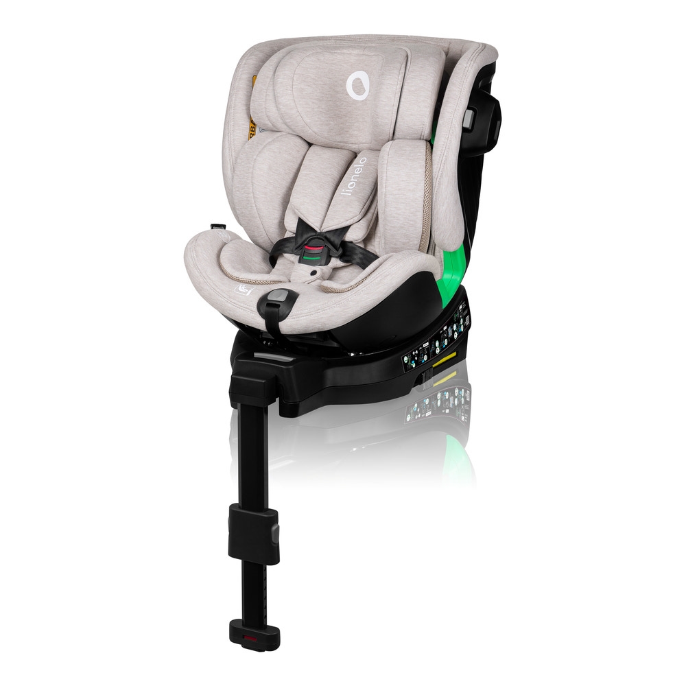 Lionelo Harmony I-Size Autostol, Beige Sand Bamboo