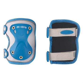 Micro, Knæ- og albuebeskyttere, Reflective Blue, Str. M