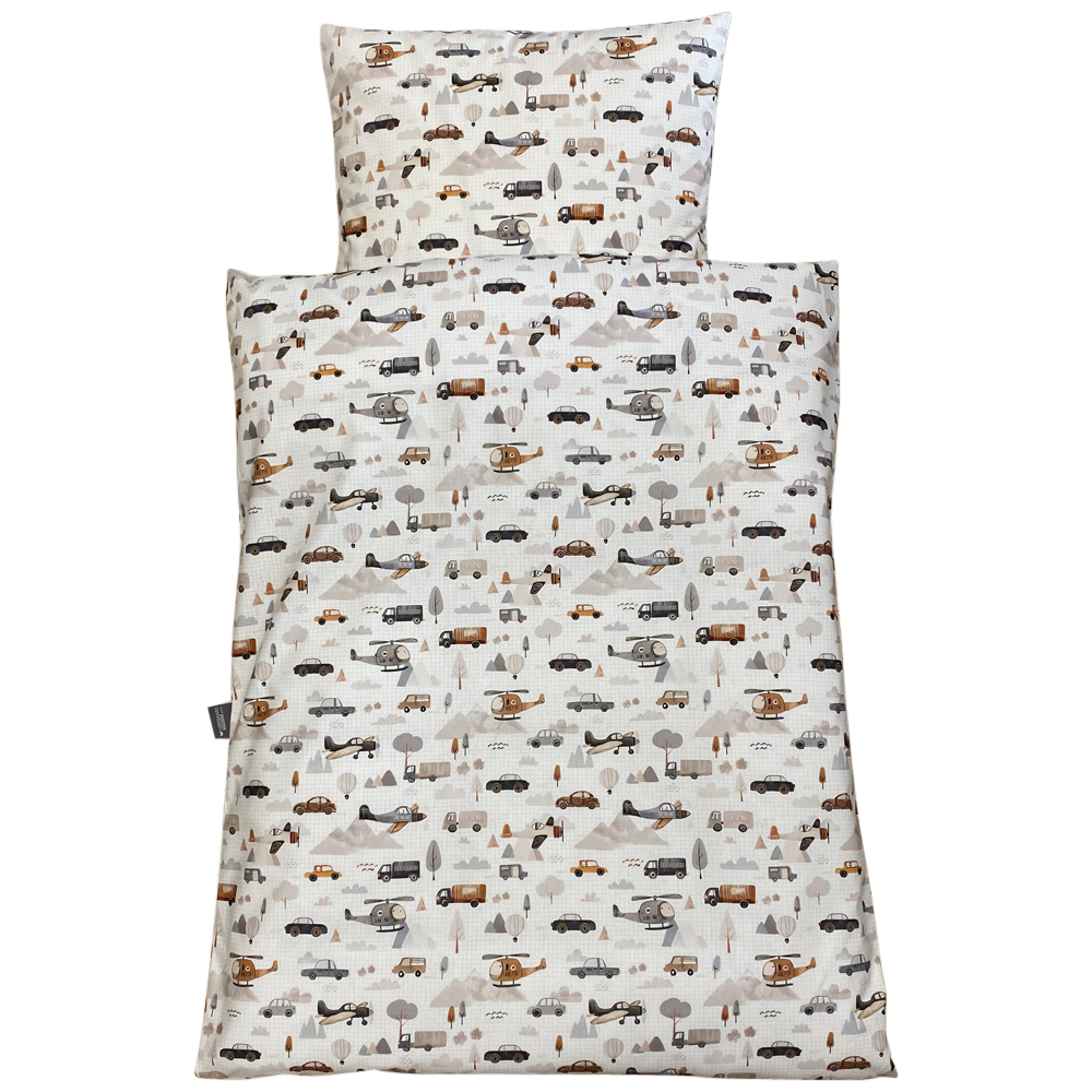 Nørgaard Madsen Babysengetøj, Roadtrip hvid/brun