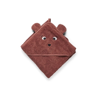 Nuuroo Aki baby badehåndklæde, Mahogany 