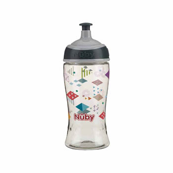 Nuby Drikkeflaske - 360 ml. - Grå