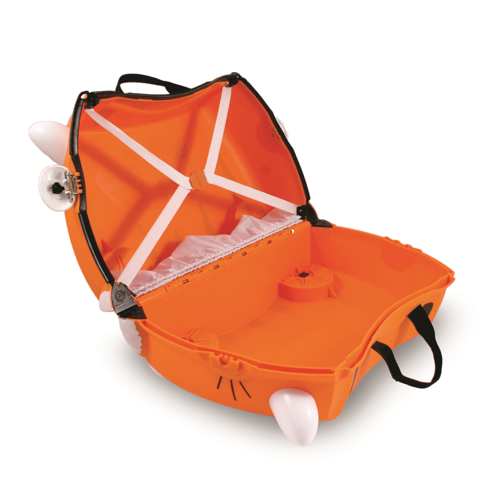halstørklæde henvise Spænding Trunki børnekuffert - Tiger