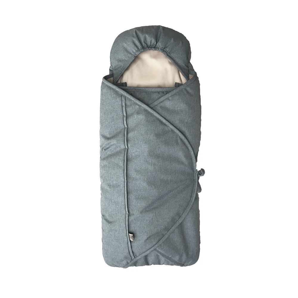 Sleepbag Autostolspose Grå Melange/Brun