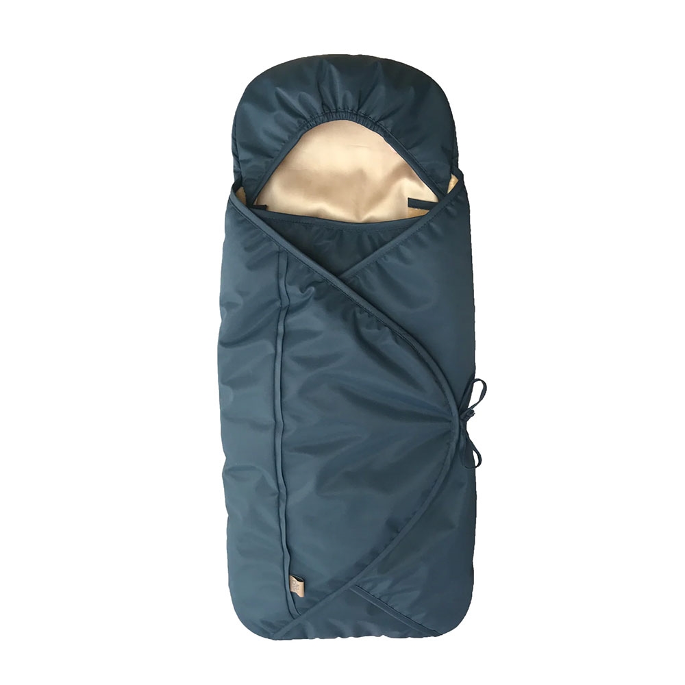 Sleepbag Autostolspose Midnight Petrol/Brun