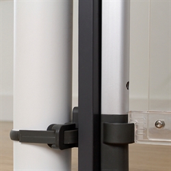 SafeGate Stair Flex installationssystem, Mørkegrå