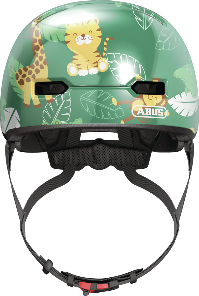 Hjelm Skurb Kid, green jungle Small