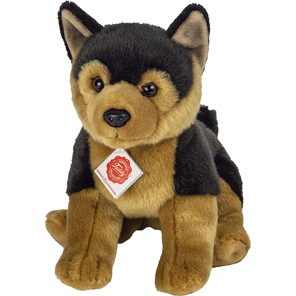 Teddy Hermann - Siddende Schæfer Hvalp 30 cm