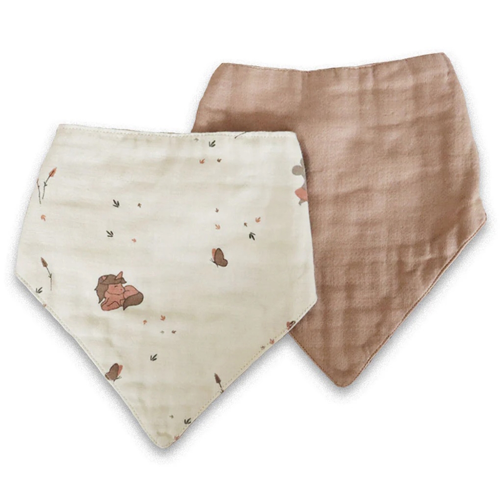 nuuroo Villads musselin savlesmæk 2-pak, Unicorn/Rose dust