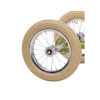 Trybike Hjulsæt - fra to til tre hjul, Hvid