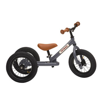 Trybike Balancecykel - tre hjul, Antracitgrå