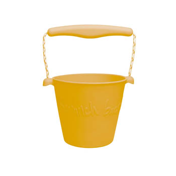 Scrunch Silikonespand - sennepsfarvet