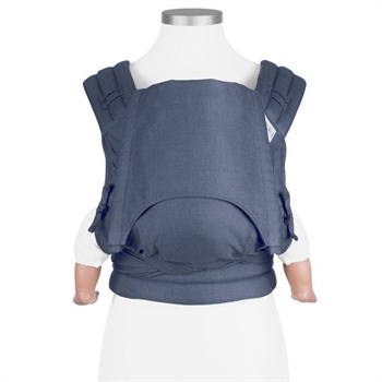 Fidella - Fly Tai Mei Tai Bæresele - Chevron - Denim Blue - Baby