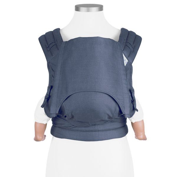 Fidella - Fly Tai Mei Tai Bæresele - Chevron - Denim Blue - Baby