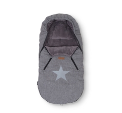BabyTrold Kørepose STAR, Grå Denim