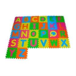 BabyTrold Gulvpuslespil med bogstaver, Multifarvet