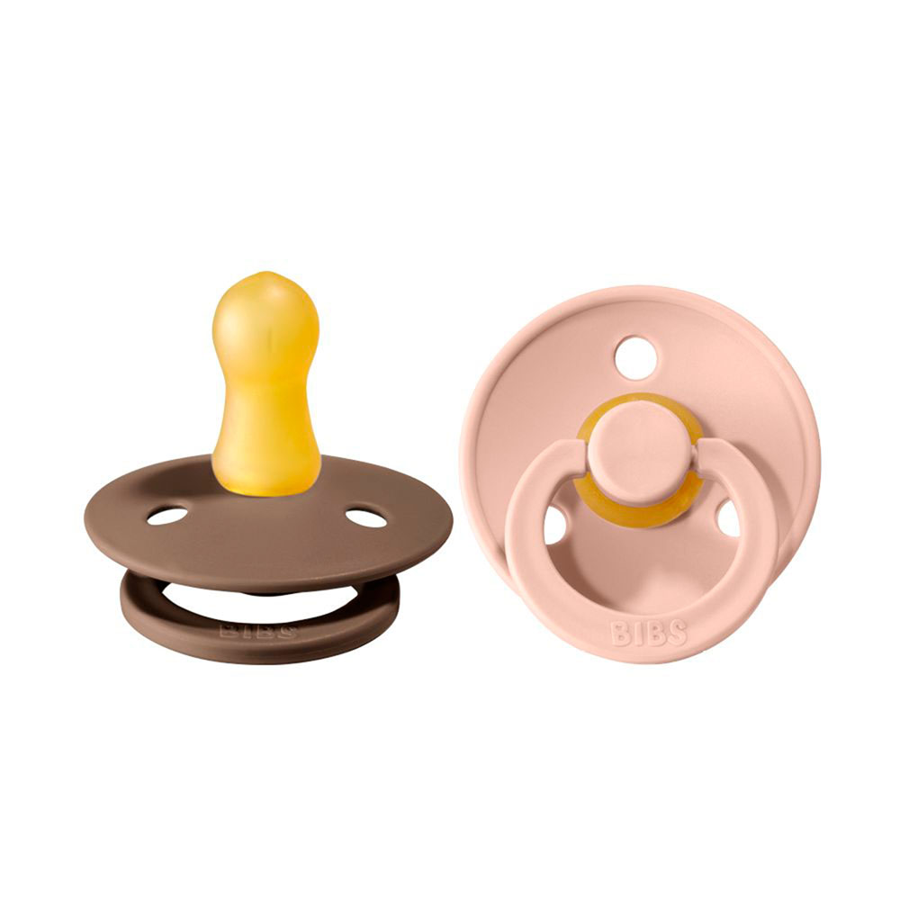 BIBS Colour 2 Pack Dark Oak & Blush