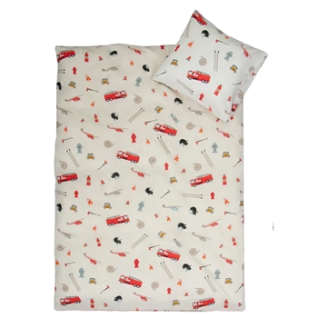 By Mats Baby Sengetøj 70x100, 40x45 cm Fire Fighters