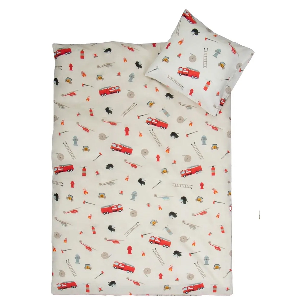 By Mats Junior Sengetøj 100x140, 40x45 cm Fire Fighters