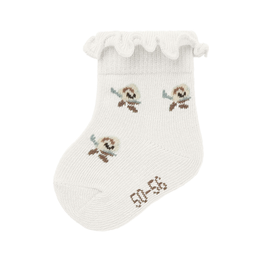 Name It - Nbfhisa Sock - Cloud Dancer